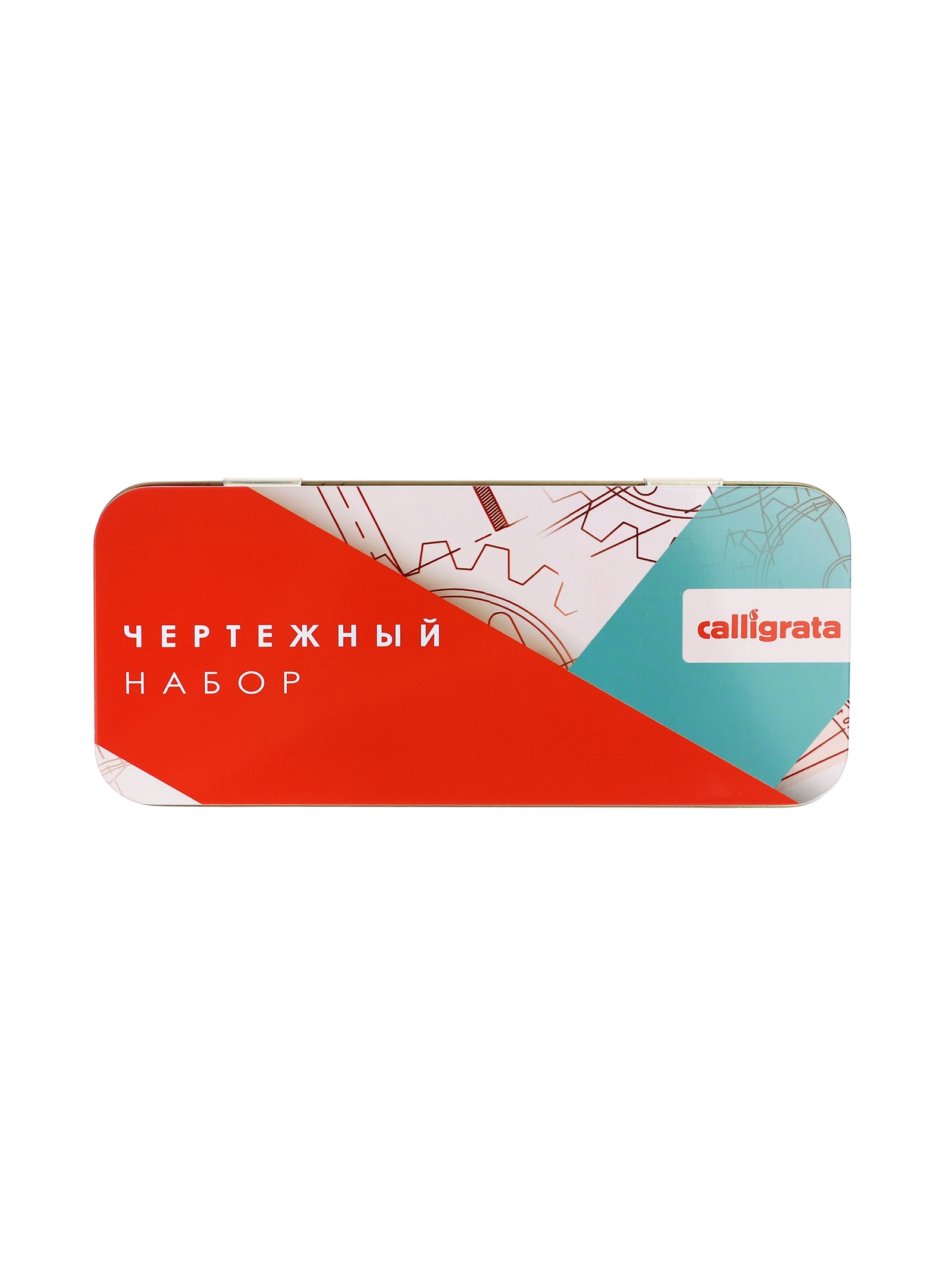 Готовальня 9 предметов: 2 циркуля 120 мм, угольник 60 х 30 х 90 мм ...
