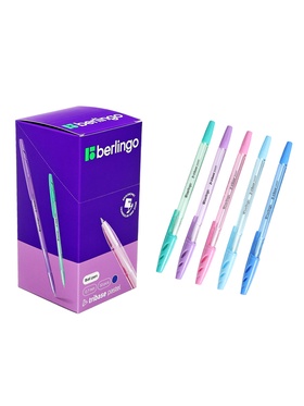 Ручка шариковая Tribase Pastel, узел 0.7 мм, чернила синие, МИКС 4155659