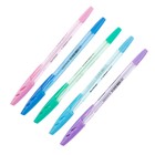 Ручка шариковая Tribase Pastel, узел 0.7 мм, чернила синие, микс - Фото 6