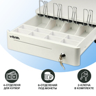 Денежный ящик VIOTEH-HVC-10, электромеханический, цвет белый - Фото 2