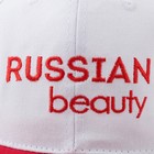 Кепка Russian Beauty, женская, белая+красный козырёк, 56-58 рр. - Фото 5