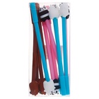 Ручка-прикол Calligrata «Мишка», синий стержень, гелевая, МИКС - фото 121933494