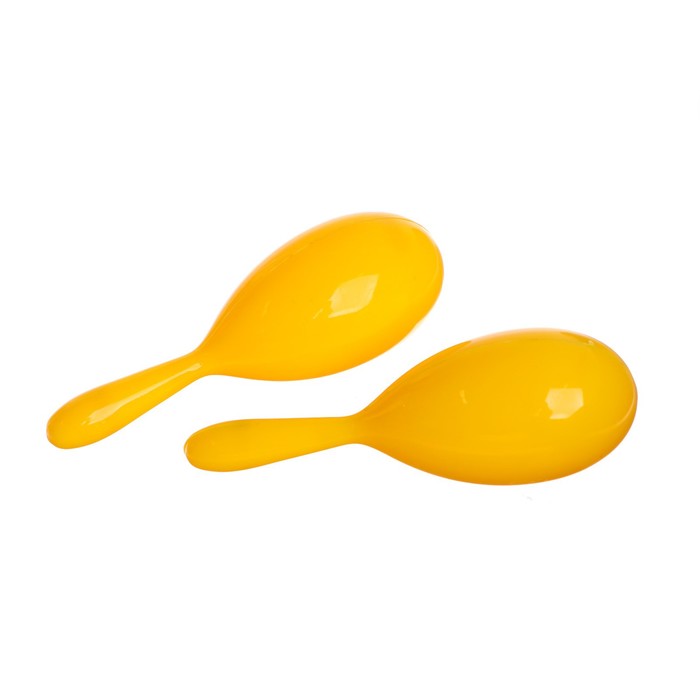 Детский музыкальный инструмент «Маракас», 2 шт., жёлтый - Фото 1