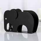 Салфетница «Слон», 14,5×4×9,5 см, цвет чёрный - Фото 2