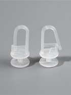 Крючок для штор, гвоздик с замком, d=12×25 мм, прозрачный - Фото 3