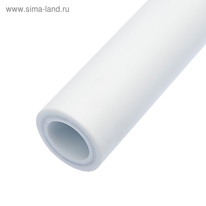 Труба полипропиленовая VALFEX, армированная алюминием, d=32×5.4 мм, SDR=6, PN 25, 2 м - Фото 1