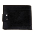 Кошелек мужской "Орел" 3 отдела, монетница, черный - Фото 2