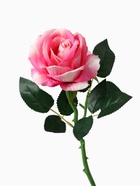 Цветы искусственные "Роза венесуэльская"  8*23 см, розовая - фото 809130939