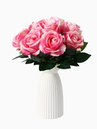 Цветы искусственные "Роза венесуэльская"  8*23 см, розовая - фото 809188481