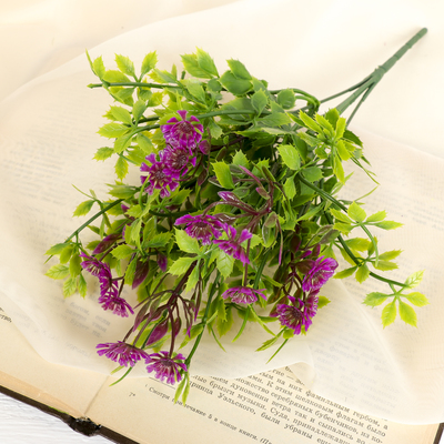 Букет искусственный «Алиссум с остролистом», h=29 см, МИКС