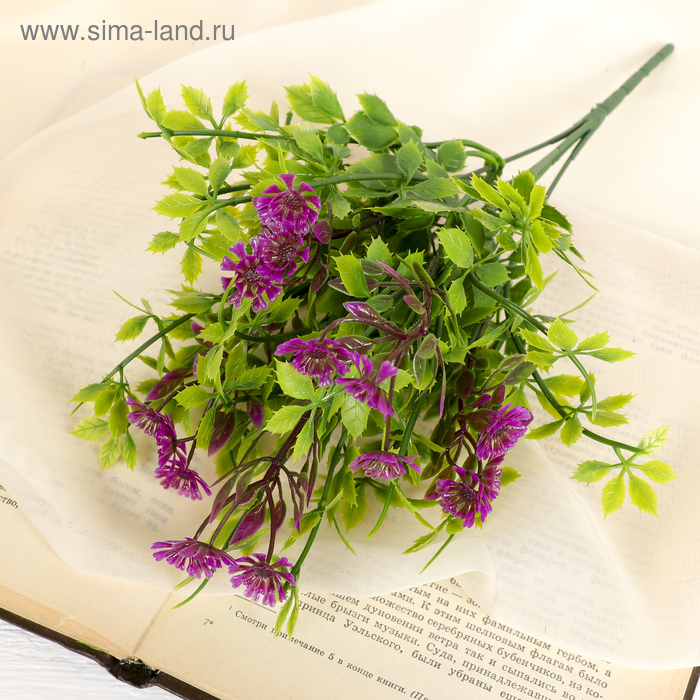 Букет искусственный «Алиссум с остролистом», h=29 см, МИКС - Фото 1