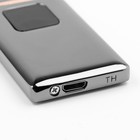 Зажигалка электронная «Люкс», спираль, сенсор, USB, 7×3.5×0.5 - Фото 3