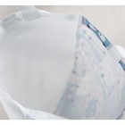 Сумка летняя, отдел на кнопке, без подклада, цвет голубой - Фото 3