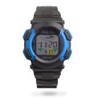 Часы наручные электронные «Космос», ремешок силикон, чёрные - Фото 4