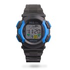 Часы наручные электронные «Космос», ремешок силикон, чёрные - Фото 1