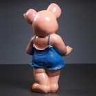 Копилка "Хрюша с цветком" 12х19х38см - Фото 8