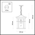 Уличный светильник VIRTA, 1x100Вт, E27, IP44, цвет чёрный - Фото 3