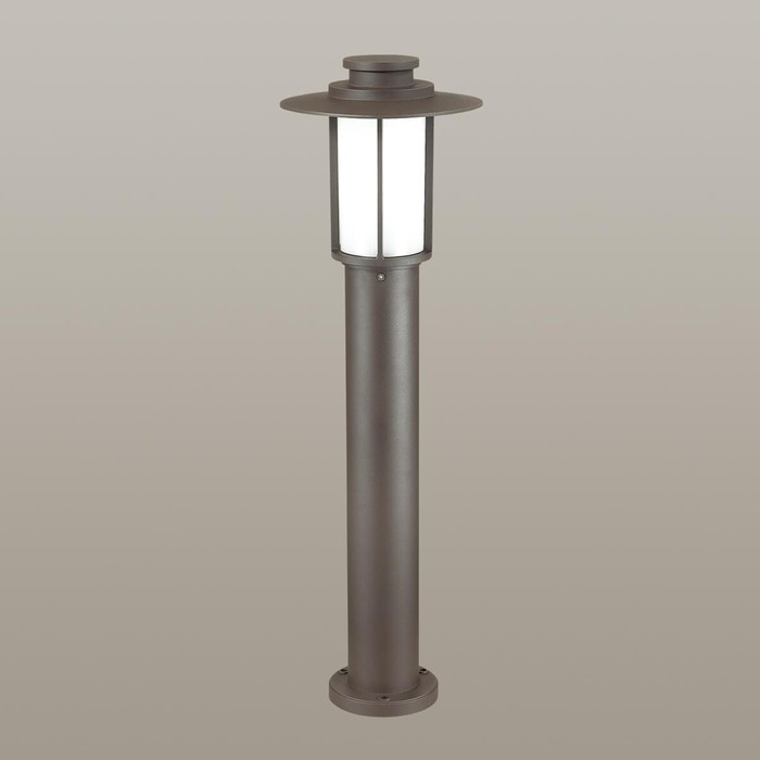 Уличный светильник 80 см MITO, 1x18Вт, E27, IP54, цвет коричневый - фото 1884899921