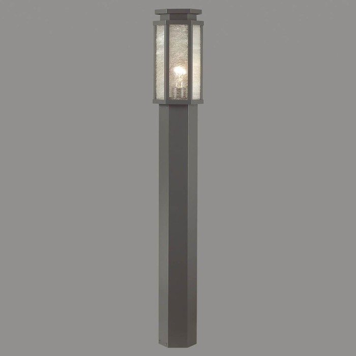 Уличный светильник 100 см GINO, 1x100Вт, E27, IP44, цвет серый - фото 1884899939