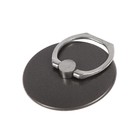 Держатель-подставка с кольцом для телефона LuazON, в форме круга, черный - фото 9255594