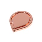 Держатель-подставка с кольцом для телефона LuazON, в форме "Капли воды", розовый - Фото 2