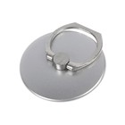 Держатель-подставка с кольцом для телефона LuazON, в форме круга, серебристый - Фото 2