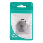 Держатель-подставка с кольцом для телефона LuazON, в форме круга, серебристый - Фото 4