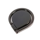 Держатель-подставка с кольцом для телефона LuazON, в форме "Капли воды", серый - Фото 2