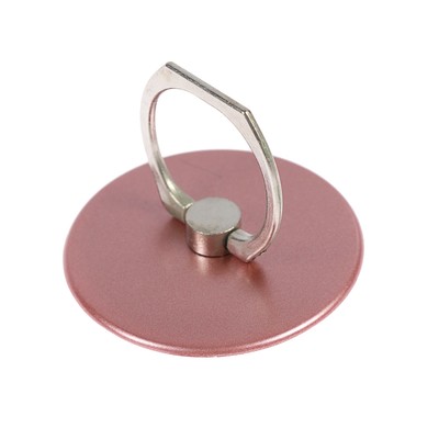 Держатель-подставка с кольцом для телефона LuazON, в форме круга, розовый