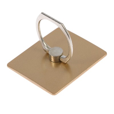 Держатель-подставка с кольцом для телефона LuazON, в форме квадрата, цвет золото