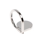 Держатель-подставка с кольцом для телефона LuazON, в форме капли воды, серебристый - Фото 1