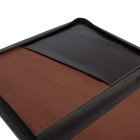 Папка деловая, искусственная кожа, 360 х 260 х 30 мм, "Люкс" коричневая 6Д02 - Фото 6