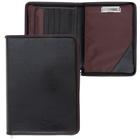 Папка деловая Calligrata «Люкс», искусственная кожа, 360×260×30 мм, металлический прижим, коричневая - Фото 1