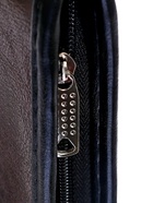 Папка деловая Calligrata «Люкс», искусственная кожа, 360×260×30 мм, металлический прижим, коричневая - Фото 5