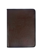 Папка деловая Calligrata «Люкс», искусственная кожа, 360×260×30 мм, металлический прижим, коричневая - Фото 9