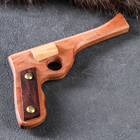 Сувенирное деревянное оружие "Пистолет Шериф", 20 х 11 см, массив бука - Фото 1