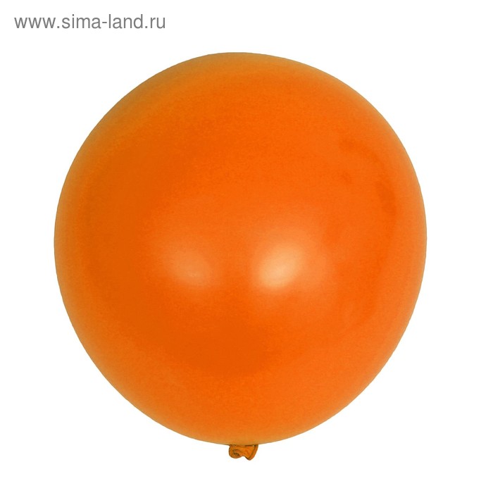 Шар латексный 36" «Гигант», 1 шт., цвет оранжевый - Фото 1
