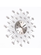 Часы настенные «Кристаллы», серия: Ажур, плавный ход, d=35 см, циферблат 13 см - Фото 5