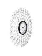 Часы настенные, серия: Ажур, "Зеркальные фигуры", d-70 см 3620918