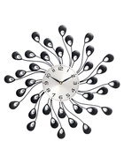 Часы настенные интерьерные «Лепестки с кристаллами», серия: Ажур, бесшумные, плавный ход, 38×38 см, d=13 см, от батарейки 1×АА - Фото 4