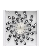 Часы настенные интерьерные «Лепестки с кристаллами», серия: Ажур, бесшумные, плавный ход, 38×38 см, d=13 см, от батарейки 1×АА - Фото 9