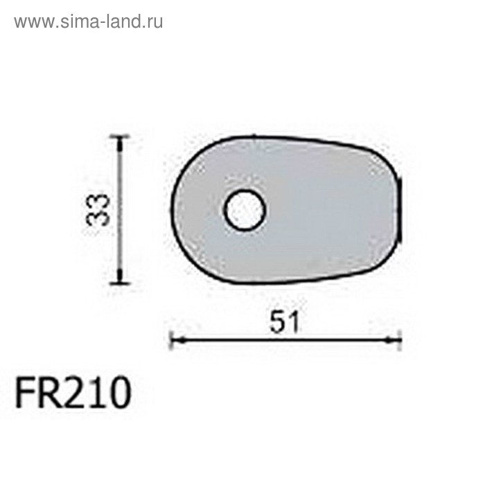 Адаптеры для установки поворотников RIZOMA, комплект, FR210B - Фото 1