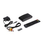 УЦЕНКА Приставка для цифрового ТВ Digifors HD 72,FullHD,DVB-T2/C,дисплей,HDMI,RCA,USB,черная - Фото 1