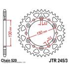 Звезда задняя, ведомая JTR245/3 стальная, цепь 520, 45 зубьев 4138563 - фото 305420795