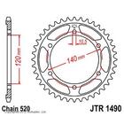 Звезда задняя, ведомая JTR1490 стальная, цепь 520, 37 зубьев 4138536 - фото 305420884