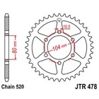 Звезда задняя, ведомая JTR478 стальная, цепь 520, 38 зубьев 4138602 - фото 305420897