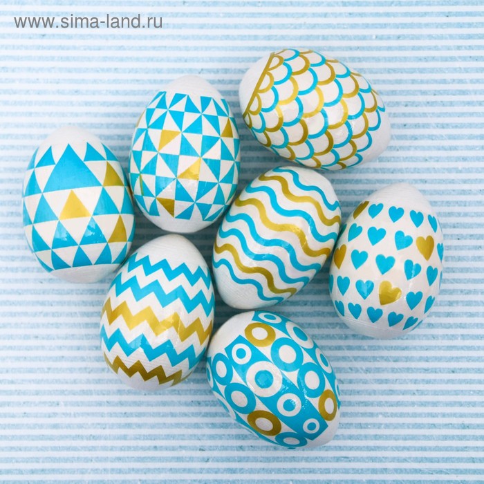 Пасхальная термоусадочная плёнка «Бирюза», на 7 яиц