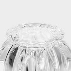 Сахарница стеклянная Доляна «Любава», 250 мл,10×10,5 см - Фото 6