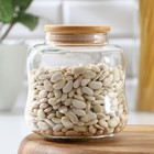 Банка стеклянная для сыпучих продуктов «Эко. Изгиб», 700 мл, 10.5×11.5 см - Фото 1