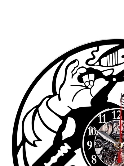 Часы настенные интерьерные «Барбершоп», бесшумные, плавный ход, 30×30 см, от батарейки 1хАА